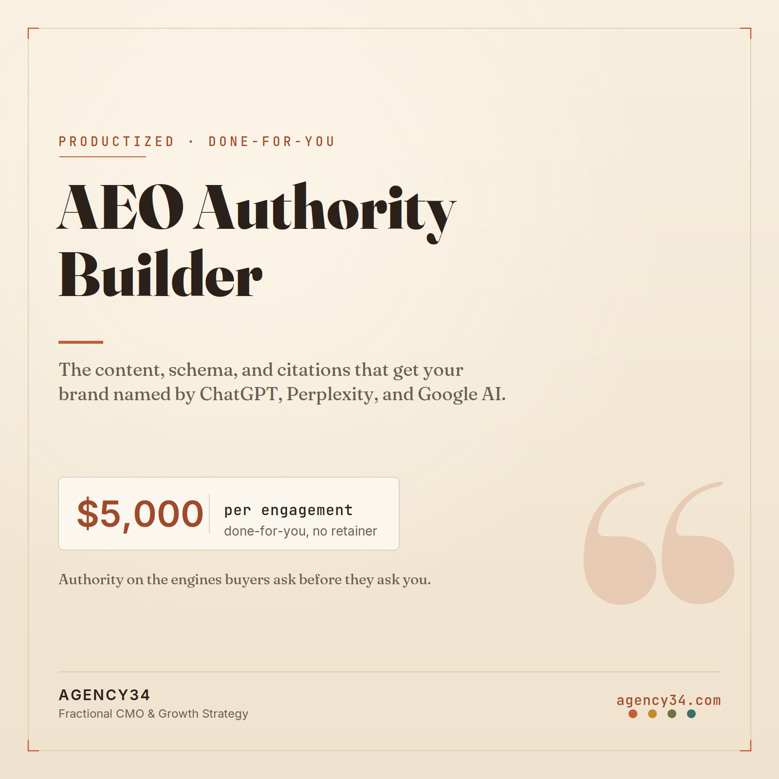 AEO Authority Builder